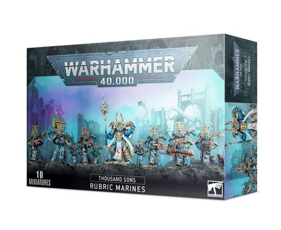 Games workshop Warhammer 40,000 - Thousand Sons: Rubric Marines - Games workshop Games workshop Warhammer 40,000 - Thousand Sons: Rubric Marines - Games workshop
