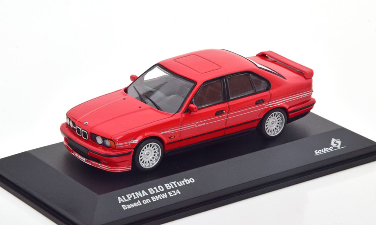 Voiture Miniature BMW Alpina B10 (E34) 1994 Red 1/43 - S4310402 SOLIDO