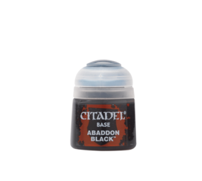 Games workshop Citadel Colour Base: Abaddon Black (12ml) Games workshop Citadel Colour Base: Abaddon Black (12ml)