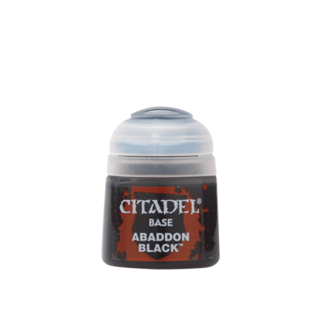 Games workshop Citadel Colour Base: Abaddon Black (12ml) Games workshop Citadel Colour Base: Abaddon Black (12ml)