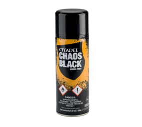Games workshop Citadel Colour Spray: Chaos Black (400ml) Games workshop Citadel Colour Spray: Chaos Black (400ml)
