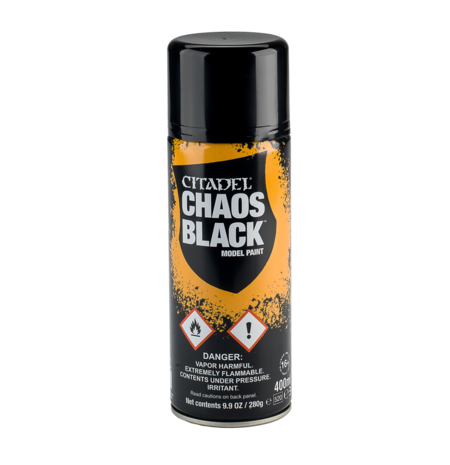 Games workshop Citadel Colour Spray: Chaos Black (400ml)