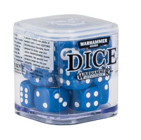 Games workshop Warhammer 40,000 Dice Cube - Blue - Games workshop Games workshop Warhammer 40,000 Dice Cube - Blue - Games workshop