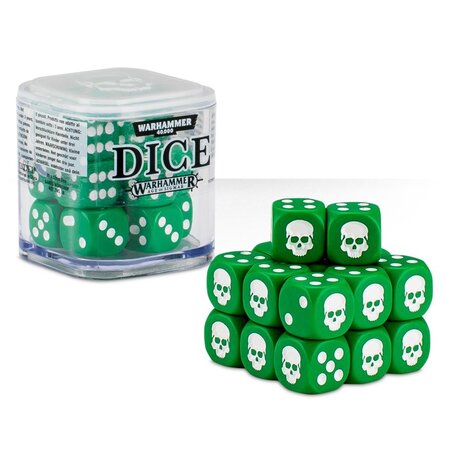Games workshop Warhammer 40,000 Dice Cube - Green - Games workshop Games workshop Warhammer 40,000 Dice Cube - Green - Games workshop