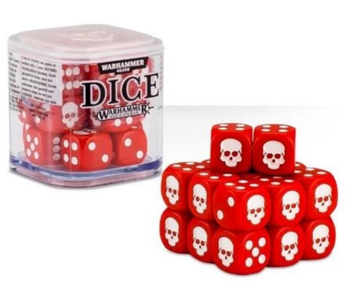 Games workshop Warhammer 40,000 Dice Cube - Red - Games workshop Games workshop Warhammer 40,000 Dice Cube - Red - Games workshop
