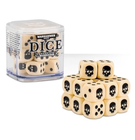 Games workshop Warhammer 40,000 Dice Cube - Ivory - Games workshop