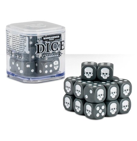 Games workshop Warhammer 40,000 Dice Cube - Grey - Games workshop Games workshop Warhammer 40,000 Dice Cube - Grey - Games workshop