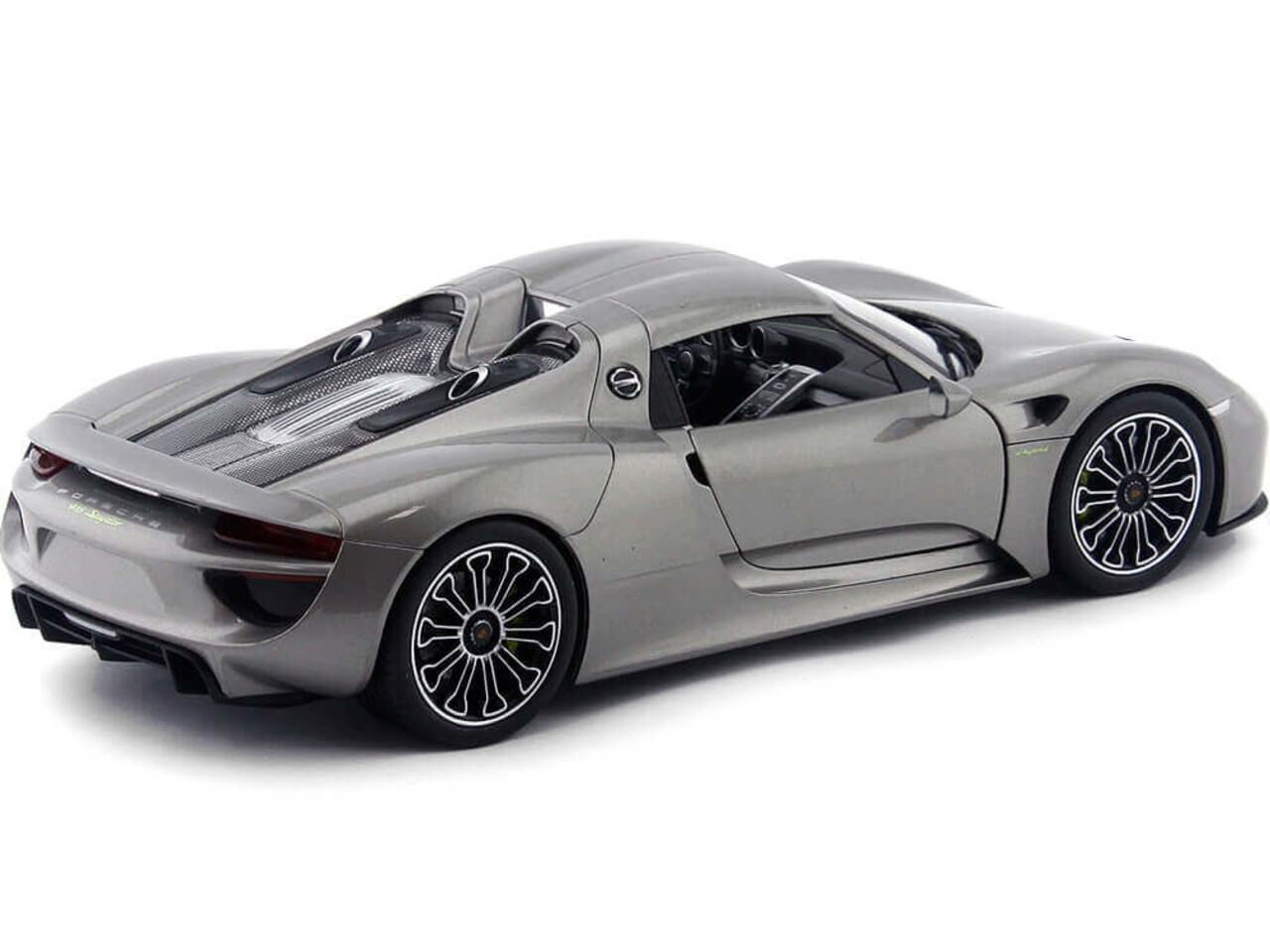 Porsche Porsche 918 Spyder (Grey Top) - 1:18 - Welly Porsche Porsche 918 Spyder (Grey Top) - 1:18 - Welly
