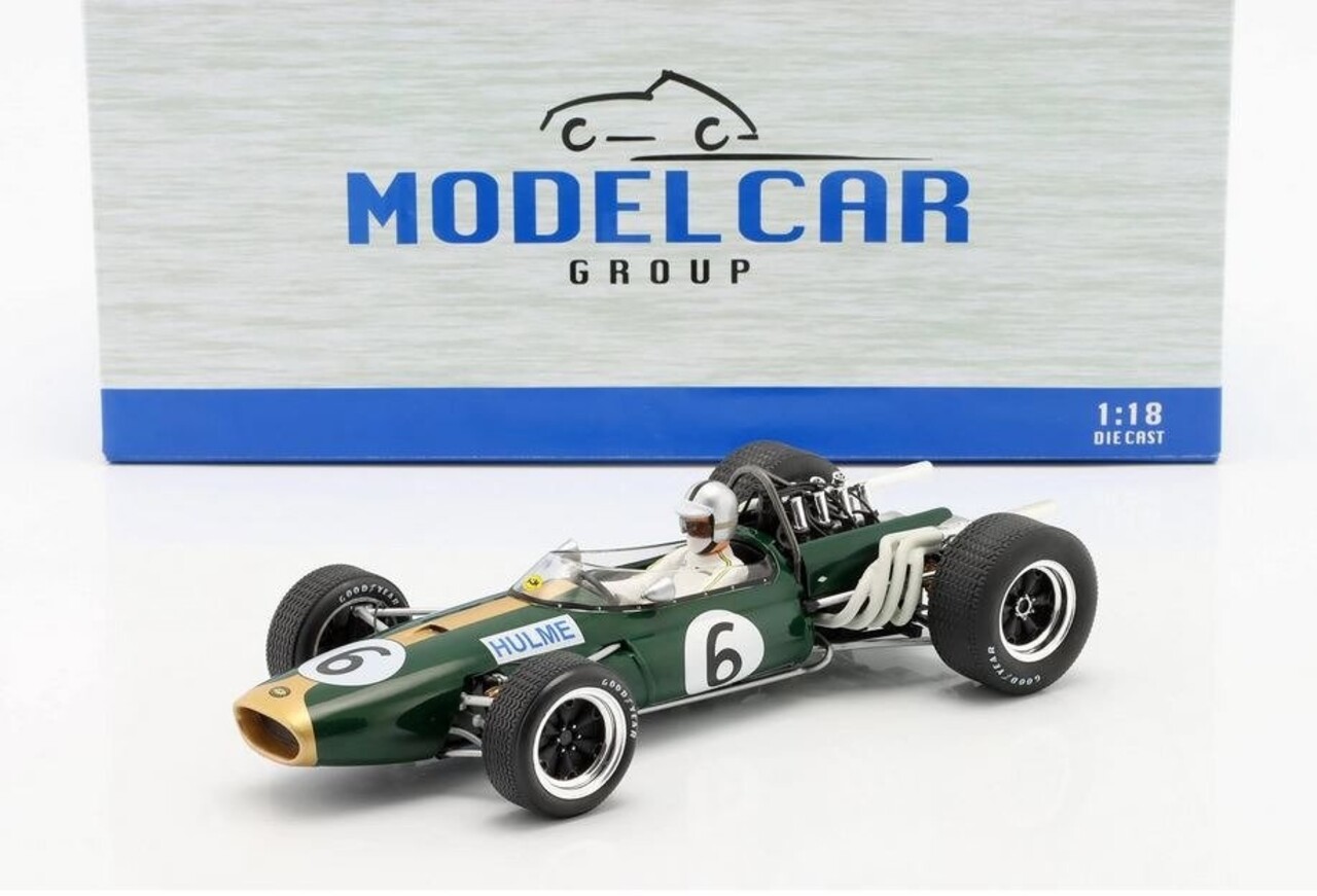 Formule 1 Brabham BT20 #6 2nd Britain GP 1966 - 1:18 - Modelcar Group Formule 1 Brabham BT20 #6 2nd Britain GP 1966 - 1:18 - Modelcar Group