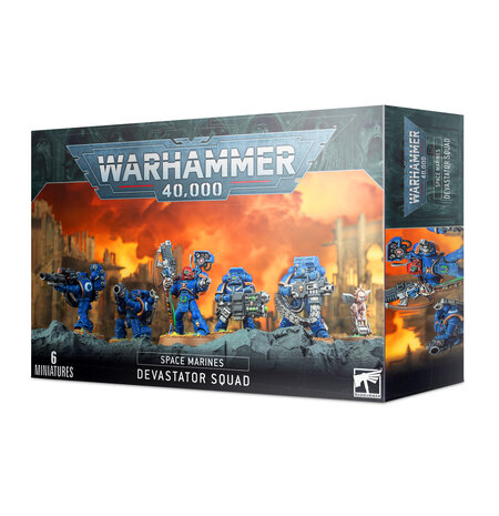 Games workshop Warhammer 40,000 - Space Marines: Devastator Squad - Games workshop Games workshop Warhammer 40,000 - Space Marines: Devastator Squad - Games workshop