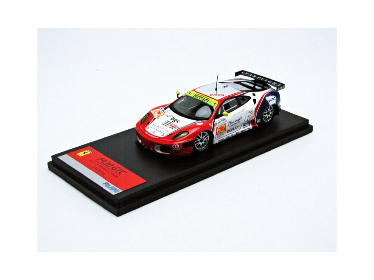Ferrari Ferrari F430 GTC CRS Racing #62 24 Heures Du Mans 2011 - 1:43 - Fujimi Ferrari Ferrari F430 GTC CRS Racing #62 24 Heures Du Mans 2011 - 1:43 - Fujimi