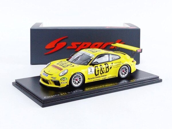Porsche Porsche 911 GT3 Cup #2 Champion Porsche Carrera Cup Scandinavia 2018 - 1:43 - Spark Porsche Porsche 911 GT3 Cup #2 Champion Porsche Carrera Cup Scandinavia 2018 - 1:43 - Spark