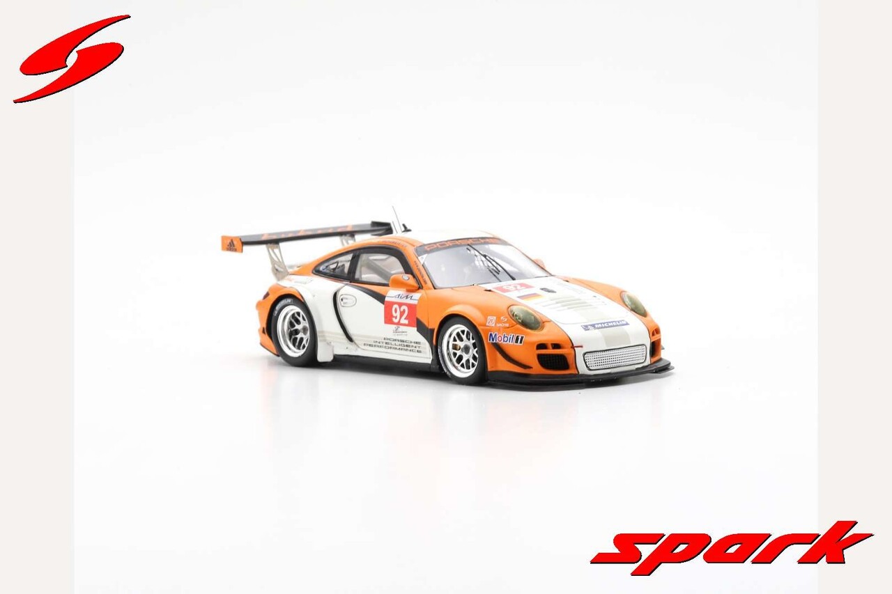 Porsche Porsche 997 GT3 R Hybrid #92 6th 1000 kms of Zhuhai ILMC 2010 Winner LMGTH Class - 1:43 - Spark Porsche Porsche 997 GT3 R Hybrid #92 6th 1000 kms of Zhuhai ILMC 2010 Winner LMGTH Class - 1:43 - Spark