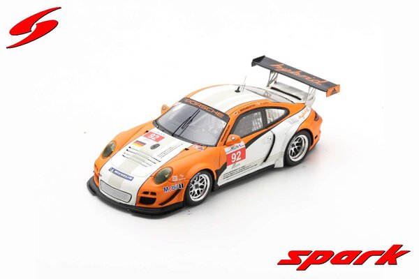 Porsche Porsche 997 GT3 R Hybrid #92 6th 1000 kms of Zhuhai ILMC 2010 Winner LMGTH Class - 1:43 - Spark Porsche Porsche 997 GT3 R Hybrid #92 6th 1000 kms of Zhuhai ILMC 2010 Winner LMGTH Class - 1:43 - Spark