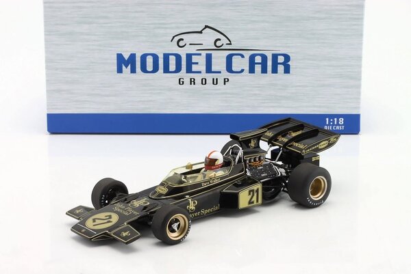 Formule 1 Lotus-Ford 72D #21 D. Walker 9th Spanish GP 1972 - 1:18 - Modelcar Group Formule 1 Lotus-Ford 72D #21 D. Walker 9th Spanish GP 1972 - 1:18 - Modelcar Group