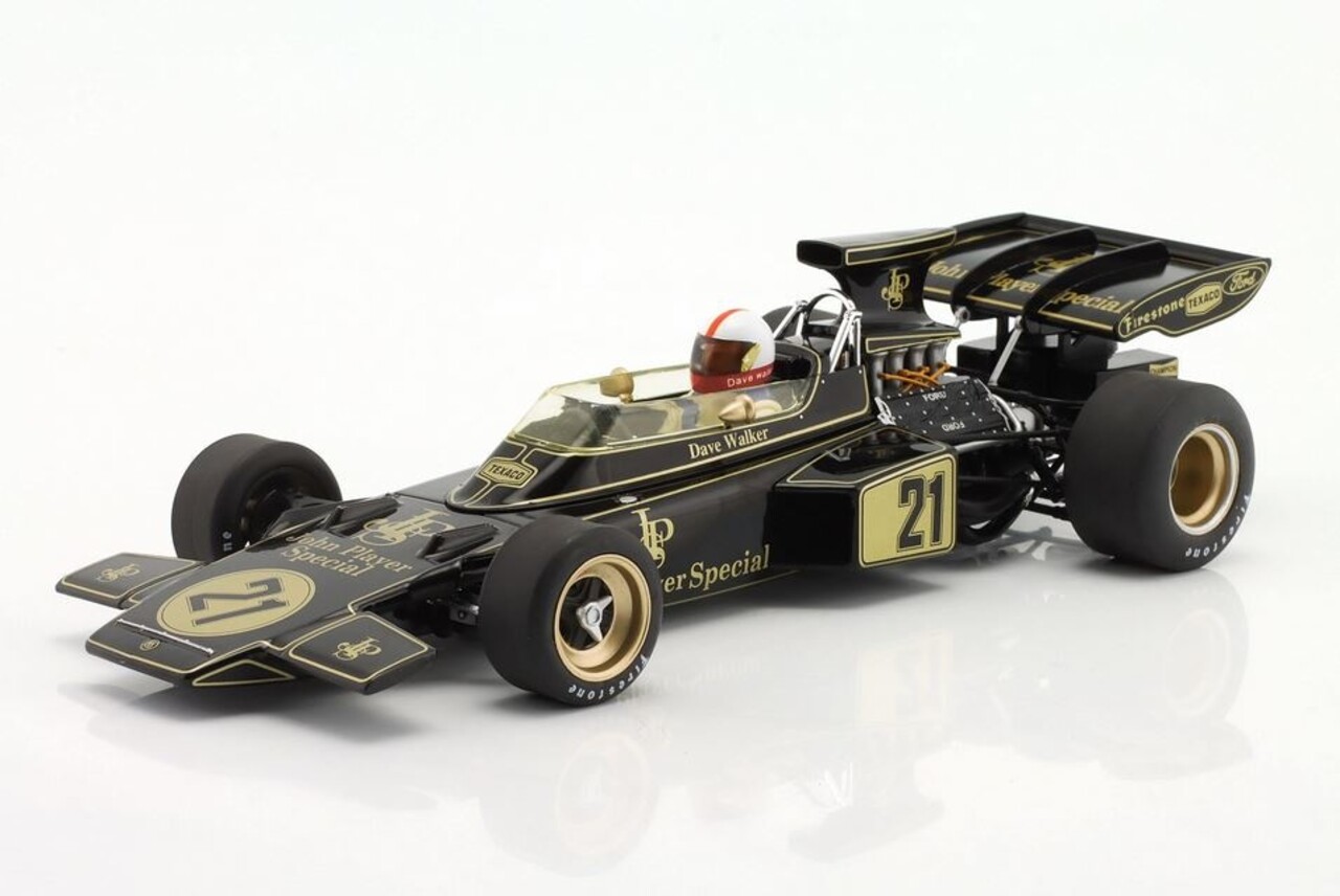 Formule 1 Lotus-Ford 72D #21 D. Walker 9th Spanish GP 1972 - 1:18 - Modelcar Group Formule 1 Lotus-Ford 72D #21 D. Walker 9th Spanish GP 1972 - 1:18 - Modelcar Group