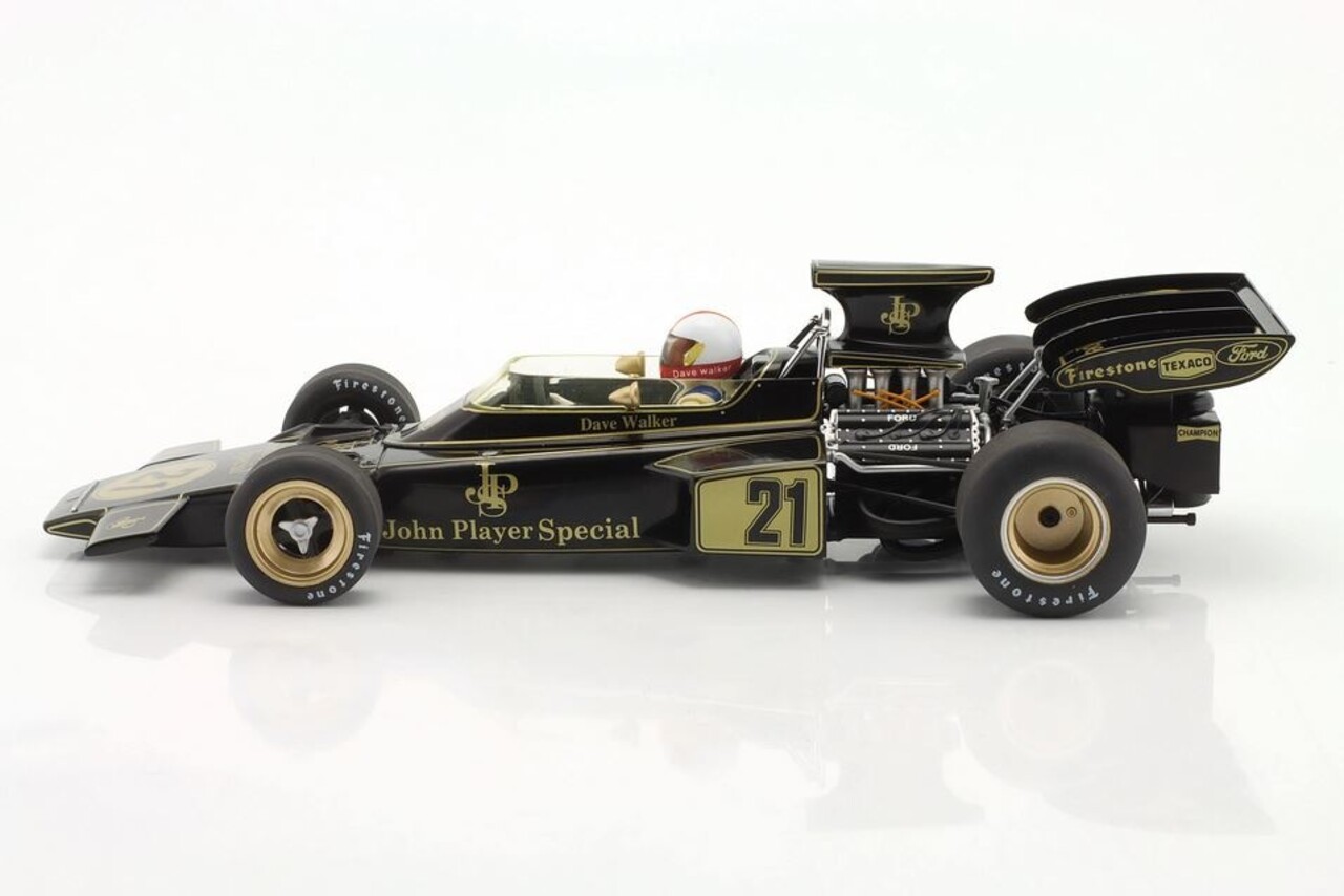 Formule 1 Lotus-Ford 72D #21 D. Walker 9th Spanish GP 1972 - 1:18 - Modelcar Group Formule 1 Lotus-Ford 72D #21 D. Walker 9th Spanish GP 1972 - 1:18 - Modelcar Group