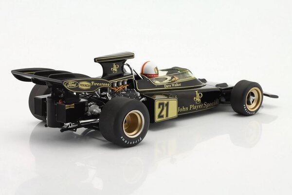 Formule 1 Lotus-Ford 72D #21 D. Walker 9th Spanish GP 1972 - 1:18 - Modelcar Group Formule 1 Lotus-Ford 72D #21 D. Walker 9th Spanish GP 1972 - 1:18 - Modelcar Group