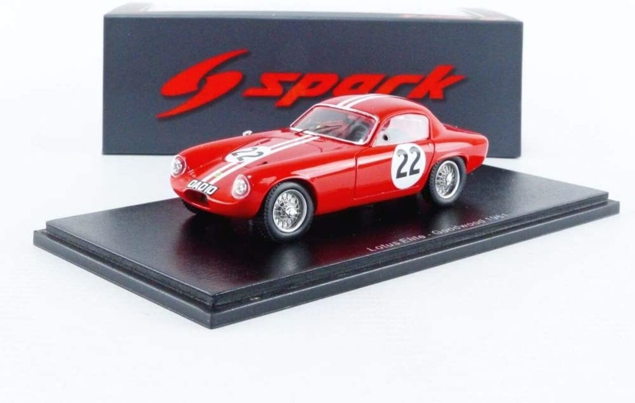 Lotus Lotus Elite #22 Goodwood 1961 - 1:43 - Spark Lotus Lotus Elite #22 Goodwood 1961 - 1:43 - Spark