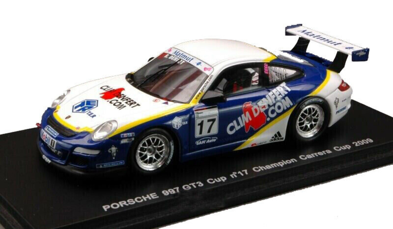 Porsche Porsche 997 GT3 Cup #17 Champion Carrera Cup 2009 - 1:43 - Spark Porsche Porsche 997 GT3 Cup #17 Champion Carrera Cup 2009 - 1:43 - Spark
