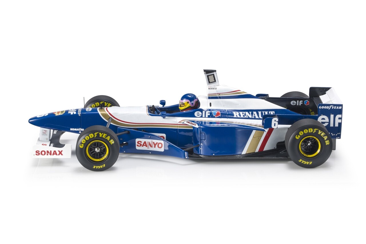 Formule 1 Williams Renault FW18 #6 Season 1996 Jacques Villeneuve (+ Pilot Figure) - 1:18 - GP Replicas Formule 1 Williams Renault FW18 #6 Season 1996 Jacques Villeneuve (+ Pilot Figure) - 1:18 - GP Replicas
