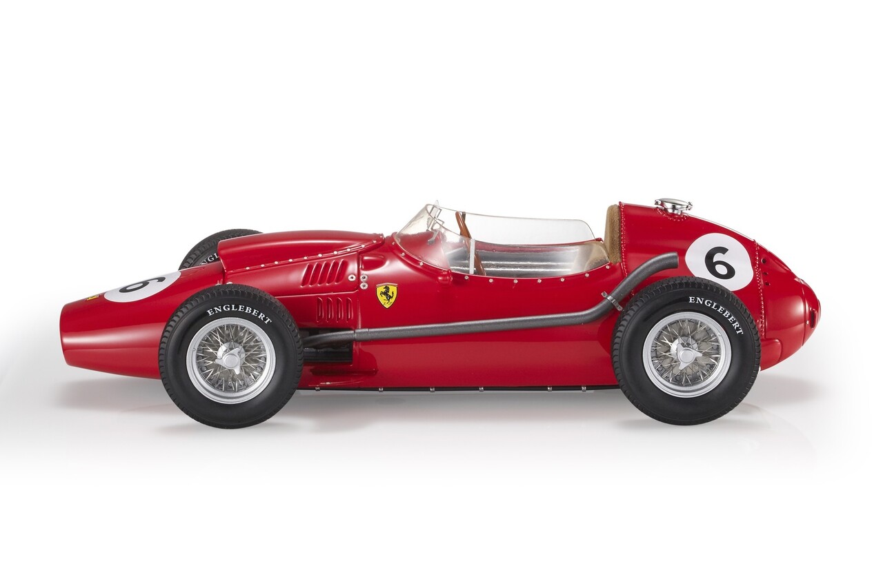 Formule 1 Ferrari Dino 246 #6 Scuderia Ferrari Team 3rd French GP 1958 Wolfgang Von Trips - 1:18 - GP Replicas