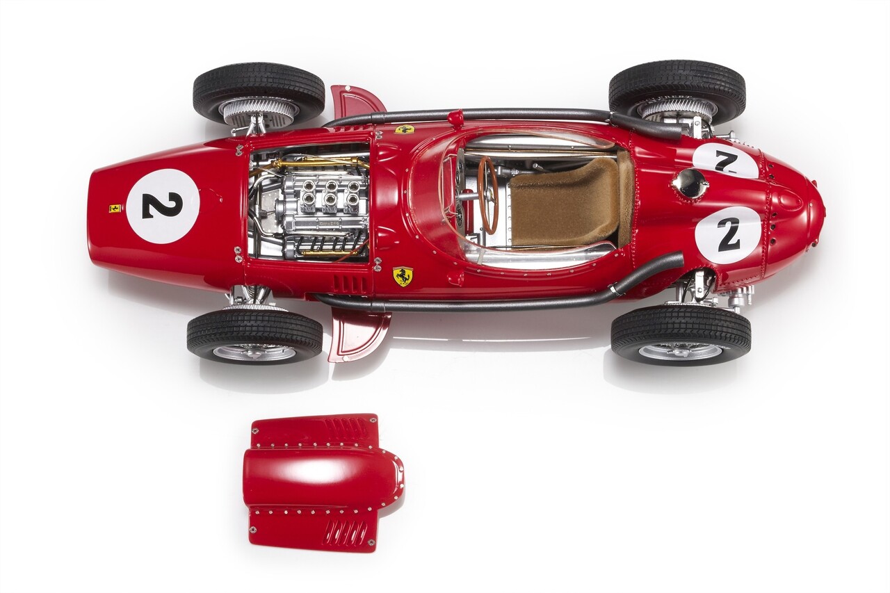 Formule 1 Ferrari Dino 246 #2 Scuderia Ferrari Team 2nd British GP 1958 Mike Hawthorn - 1:18 - GP Replicas Formule 1 Ferrari Dino 246 #2 Scuderia Ferrari Team 2nd British GP 1958 Mike Hawthorn - 1:18 - GP Replicas