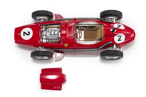 Formule 1 Ferrari Dino 246 #2 Scuderia Ferrari Team 2nd British GP 1958 Mike Hawthorn - 1:18 - GP Replicas Formule 1 Ferrari Dino 246 #2 Scuderia Ferrari Team 2nd British GP 1958 Mike Hawthorn - 1:18 - GP Replicas