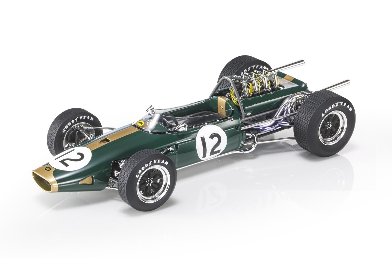 Formule 1 Brabham BT19 #12 Winner GP France Jack Brabham 1966 - 1:18 - GP Replicas Formule 1 Brabham BT19 #12 Winner GP France Jack Brabham 1966 - 1:18 - GP Replicas