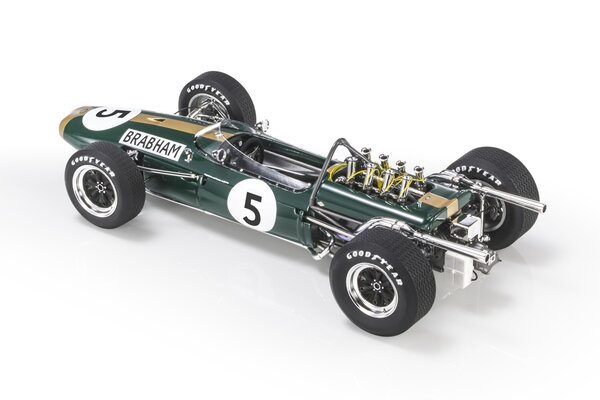 Formule 1 Brabham BT19 #5 Winner GP Great  Britain Jack Brabham 1966 - 1:18 - GP Replicas
