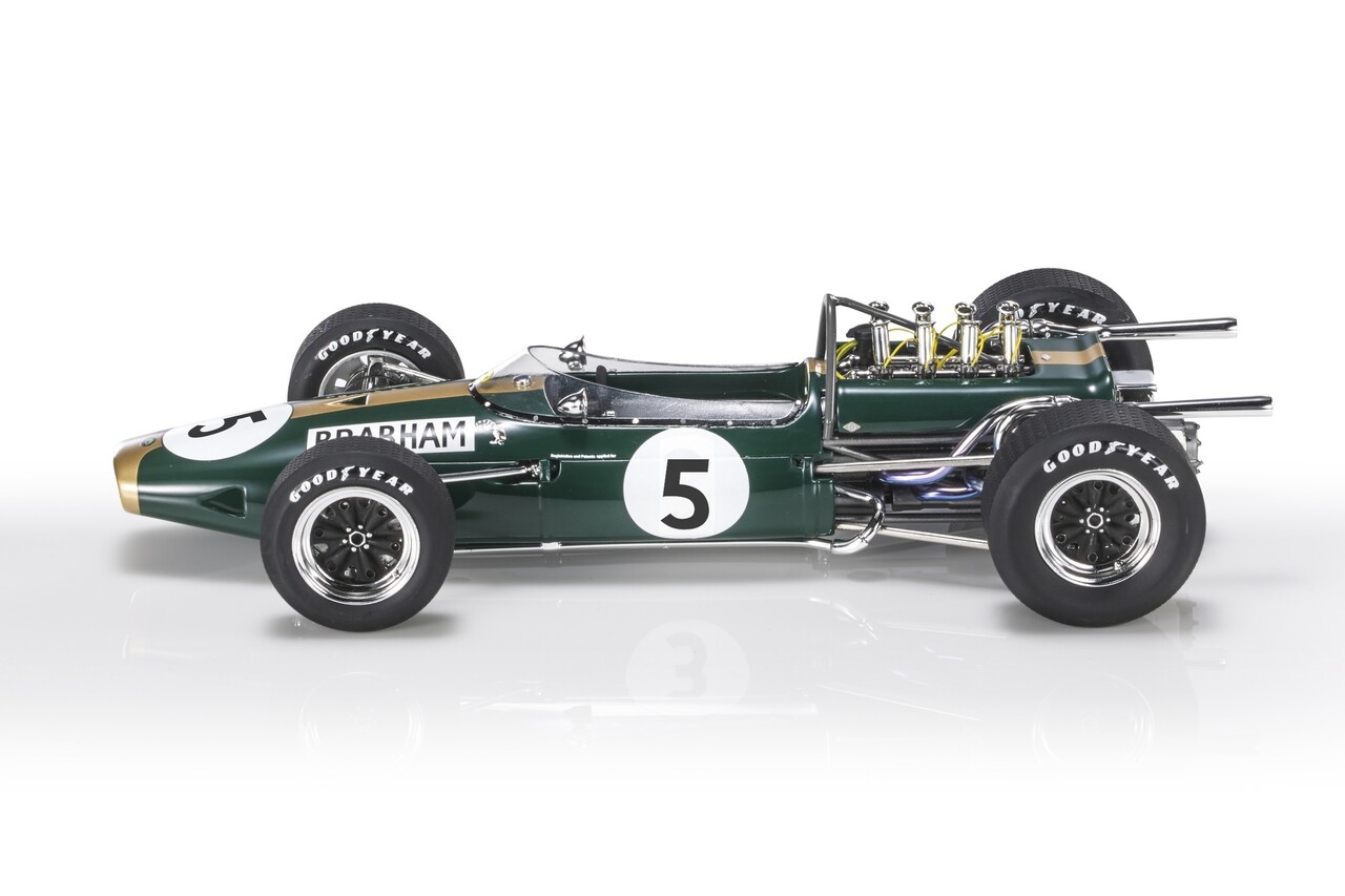 Formule 1 Brabham BT19 #5 Winner GP Great  Britain Jack Brabham 1966 - 1:18 - GP Replicas