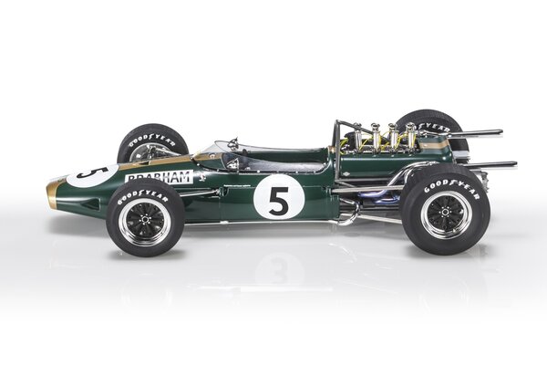 Formule 1 Brabham BT19 #5 Winner GP Great  Britain Jack Brabham 1966 - 1:18 - GP Replicas
