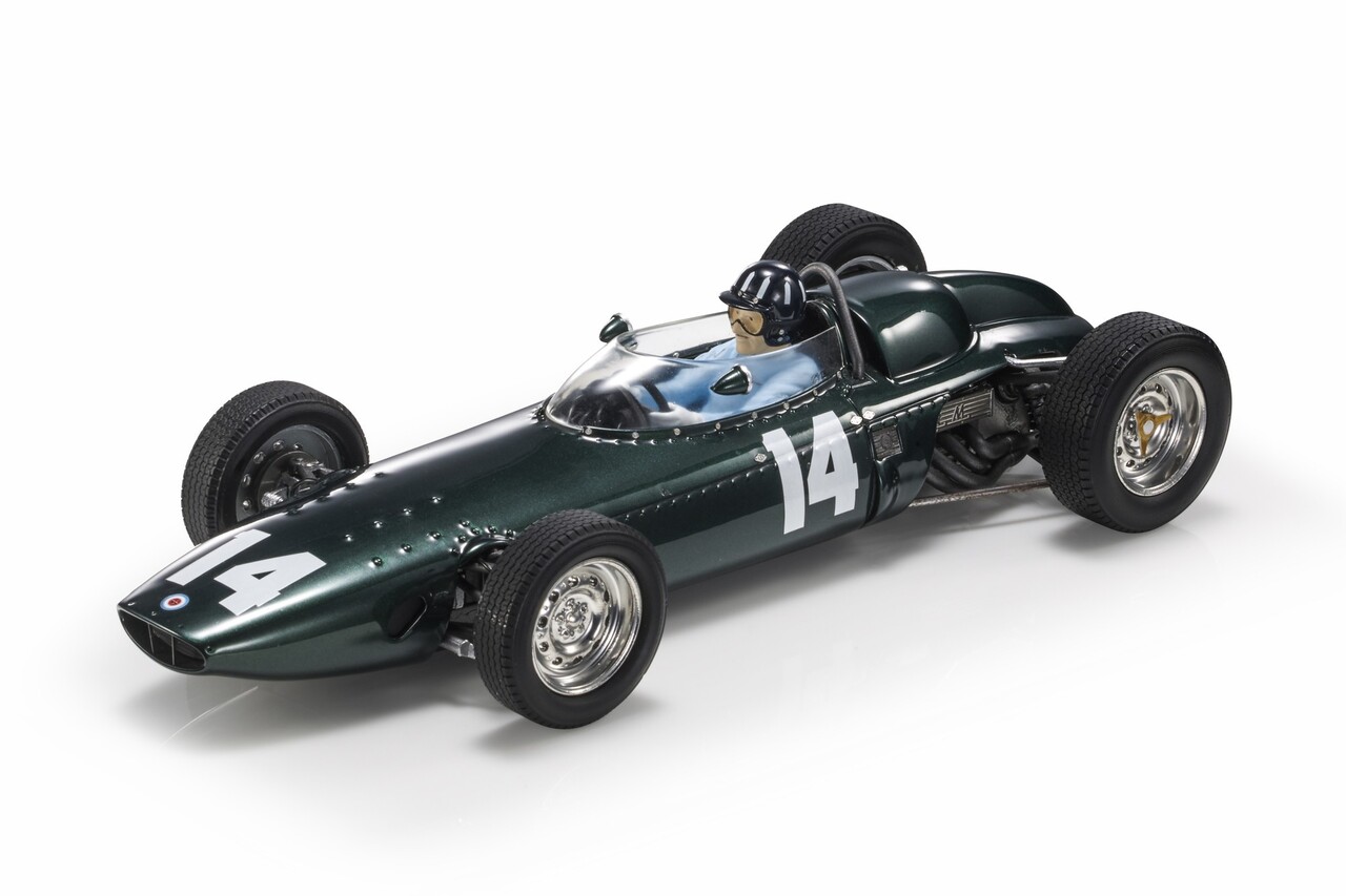 Formule 1 BRM P57 BRM Team #14 Winner GP Monza Italy World Champion (+Pilot Figure) 1962 Graham Hill - 1:18 - GP Replicas