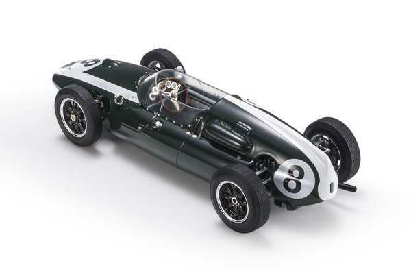Formule 1 Cooper T51 #8 Climax Team Cooper Car Company 1959 Jack Brabham World Champion - 1:18 - GP Replicas Formule 1 Cooper T51 #8 Climax Team Cooper Car Company 1959 Jack Brabham World Champion - 1:18 - GP Replicas