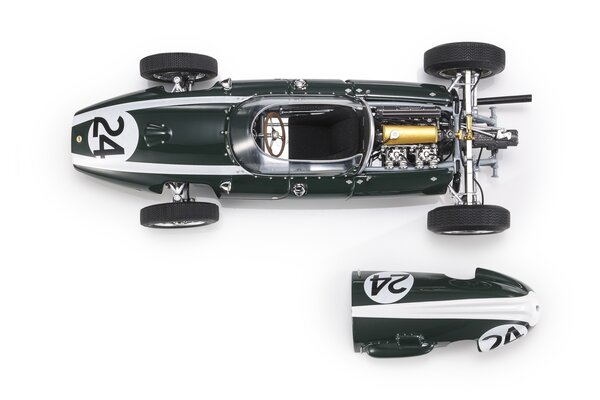 Formule 1 Cooper T51 #24 Climax Team Cooper Car Company Winner GP Monaco 1959 Jack Brabham World Champion - 1:18 - GP Replicas   P Replicas     - Copy