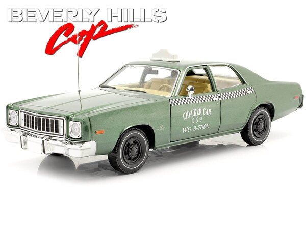Plymouth Plymouth Fury Checker Cab 1976 'Beverly Hills Cop' - 1:18 - Greenlight