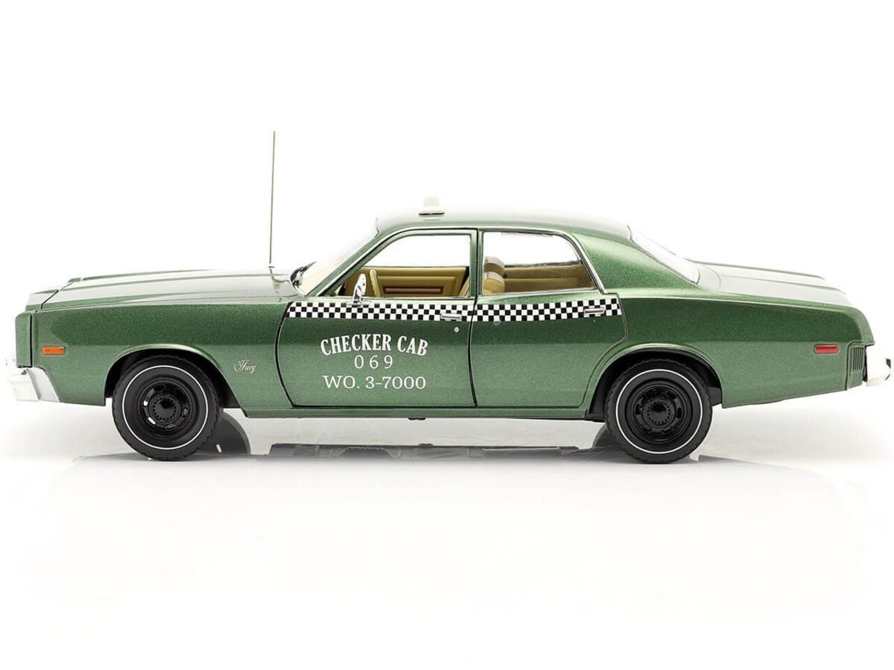 Plymouth Plymouth Fury Checker Cab 1976 'Beverly Hills Cop' - 1:18 - Greenlight