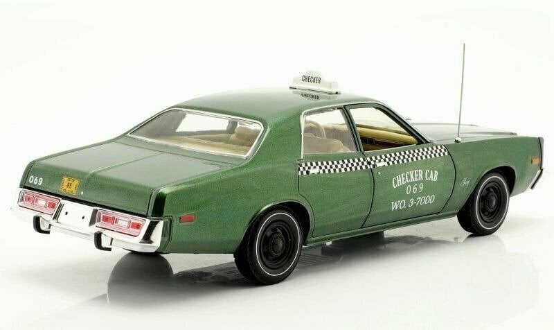 Plymouth Fury Checker Cab 1976 - 1/18 - Greenlight - Miniature Neuve