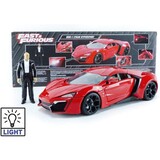 Movie Memorabilia Fast & Furious Lykan Hypersport (+ Dom Figure + Lights) - 1:18 - Jada Toys