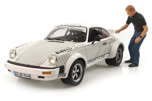 Porsche Porsche 911 'Röhrl x 911' + Figur - 1:18 - Schuco Porsche Porsche 911 'Röhrl x 911' + Figur - 1:18 - Schuco