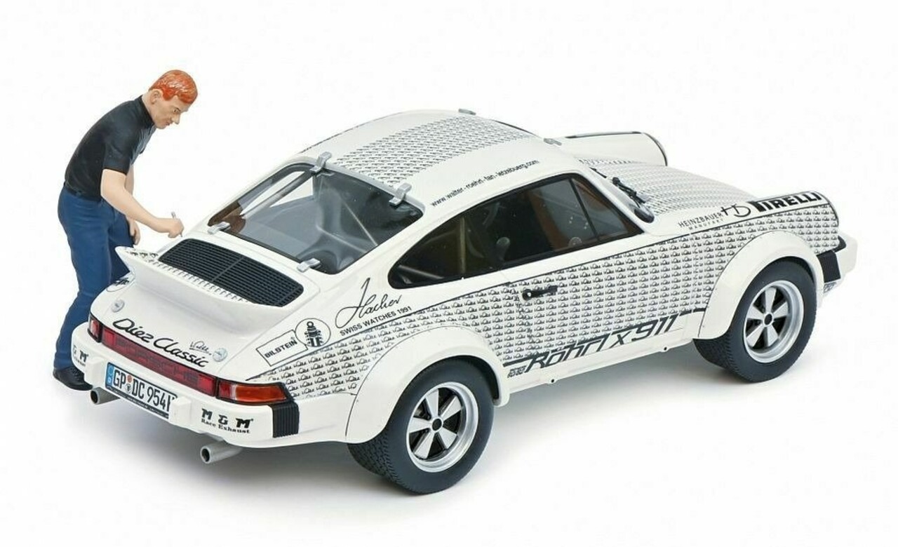 Porsche Porsche 911 'Röhrl x 911' + Figur - 1:18 - Schuco Porsche Porsche 911 'Röhrl x 911' + Figur - 1:18 - Schuco