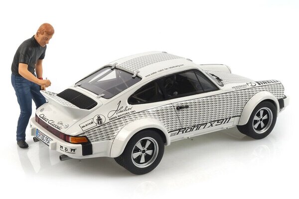 Porsche Porsche 911 'Röhrl x 911' + Figur - 1:18 - Schuco Porsche Porsche 911 'Röhrl x 911' + Figur - 1:18 - Schuco