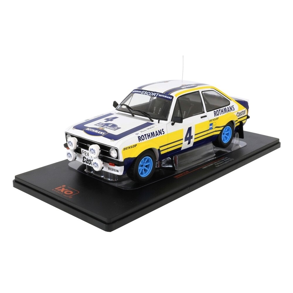Maquette Ford Escort RS 1800 MKII WRC - Rallye Acropolis 1979 - Hachette 1/24 - Neuve