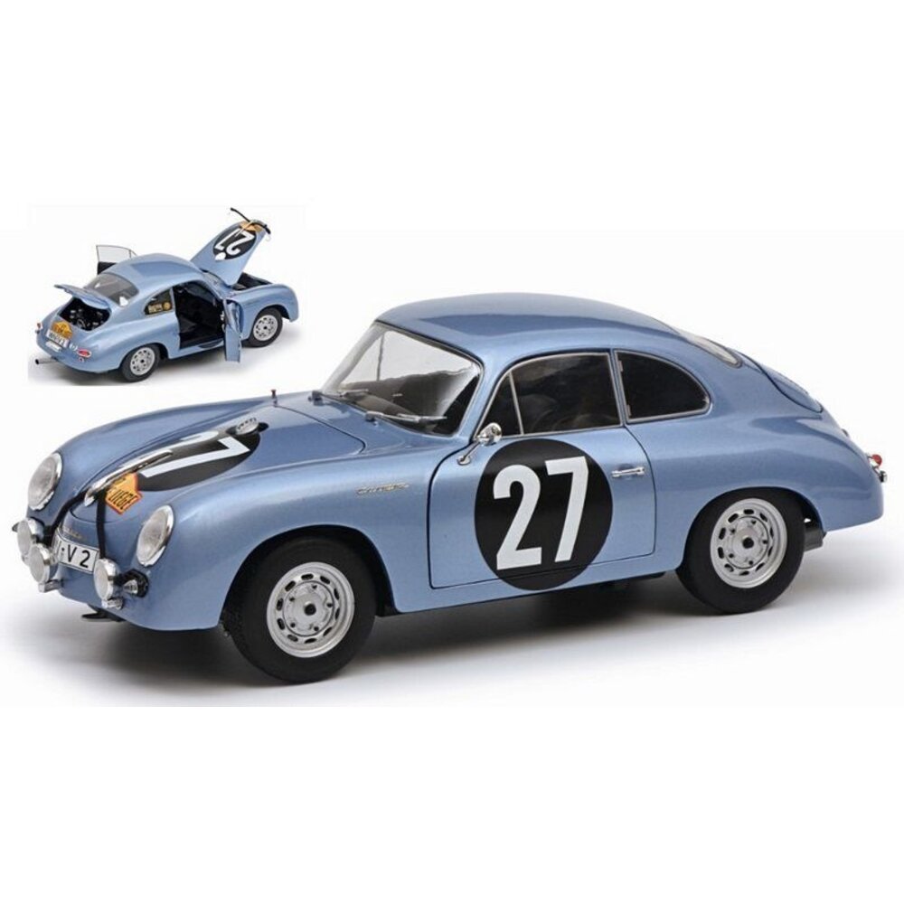 Diecast model cars Porsche 356 1/87 Schuco A Speedster blue