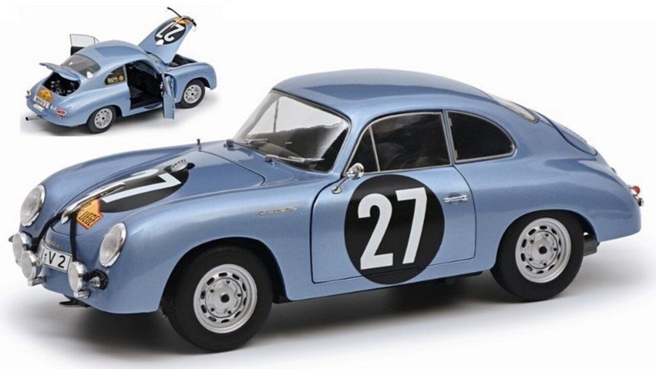 Porsche Porsche 356 A Carrera Coupé #27 Sieger ''Lüttich-Rom-Lüttich 1960'' - 1:18 - Schuco