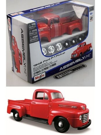 Ford Ford F-1 Pick Up 1948 'Metal Modelkit' - 1:25 - Maisto