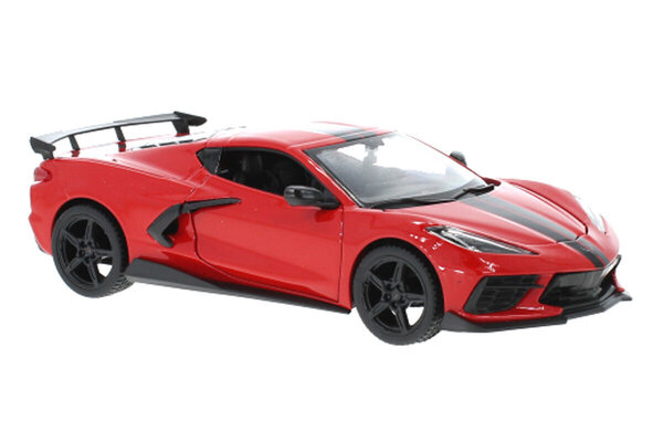 Chevrolet Chevrolet Corvette Stingray Coupe High Wing 2020 - 1:24 - Maisto