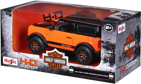 Ford Ford Bronco Custom Harley Davidson 2021 - 1:24 - Maisto