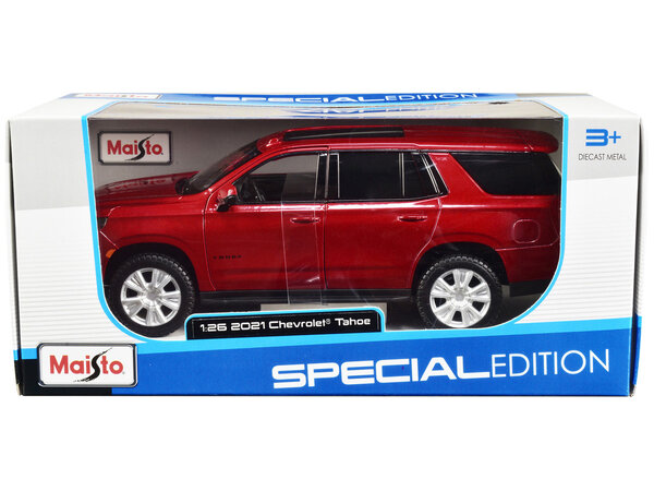 Chevrolet Chevrolet Tahoe SUV 2021 - 1:24 - Maisto Chevrolet Chevrolet Tahoe SUV 2021 - 1:24 - Maisto
