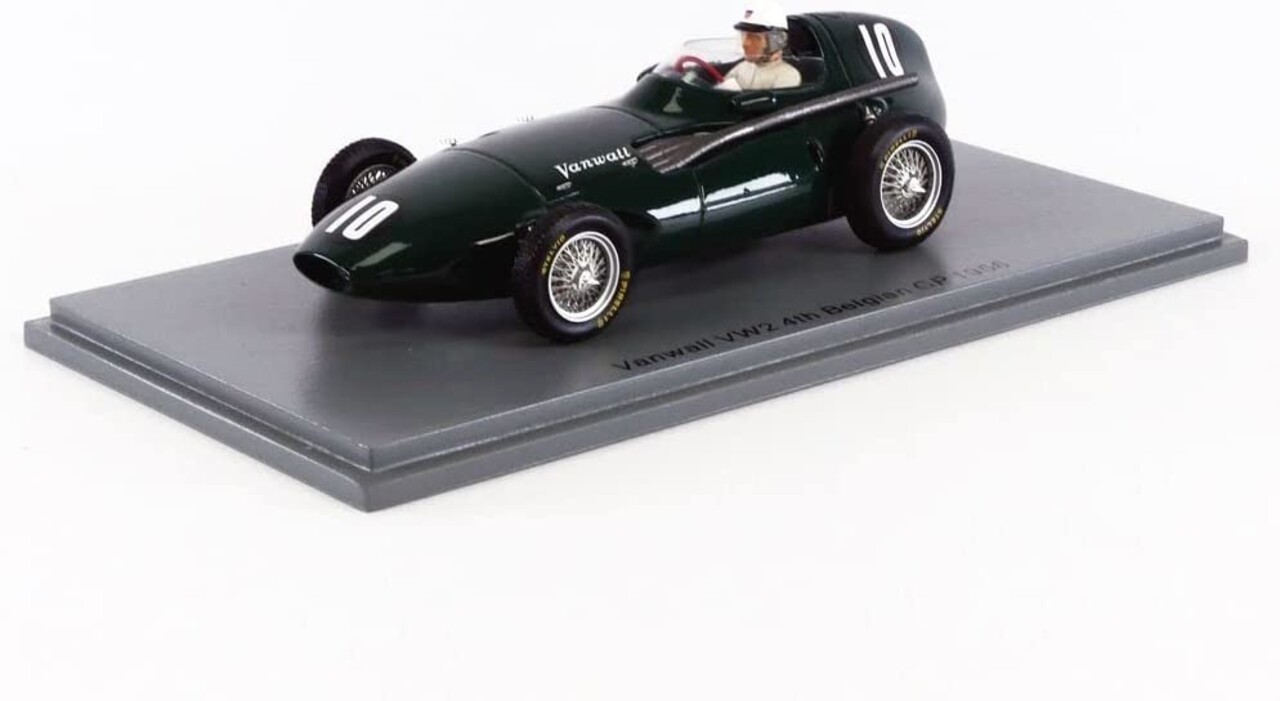 Formule 1 Vanwall VW2 #10 4th Belgian GP 1956 - 1:43 - Spark Formule 1 Vanwall VW2 #10 4th Belgian GP 1956 - 1:43 - Spark